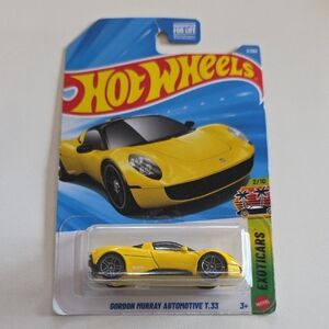 Hot Wheels Gordon Murray Automotive T.33 Yellow Car - Exoticars